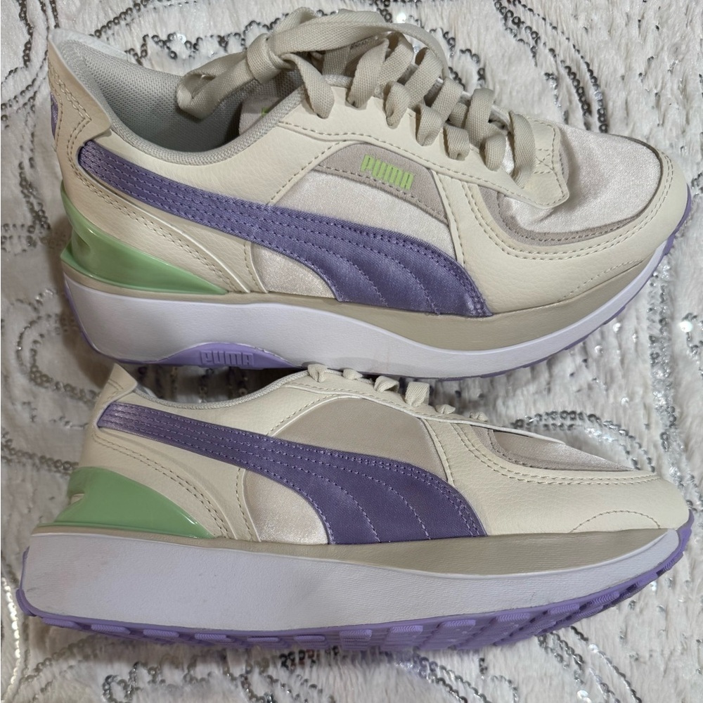 NWOB Puma Cruise Rider NU Satin Sneaker - Picture 5 of 7